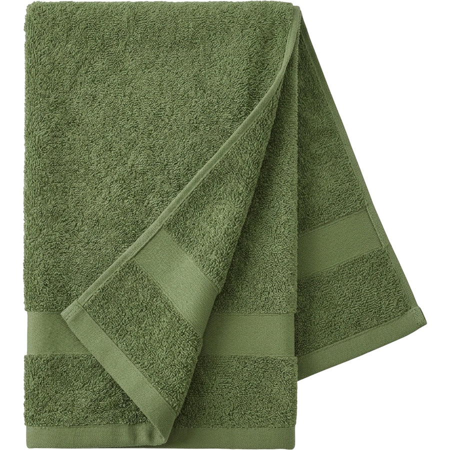 Kexle Cotton Terry Exercise Towel 72 x 38 cm Moss Green