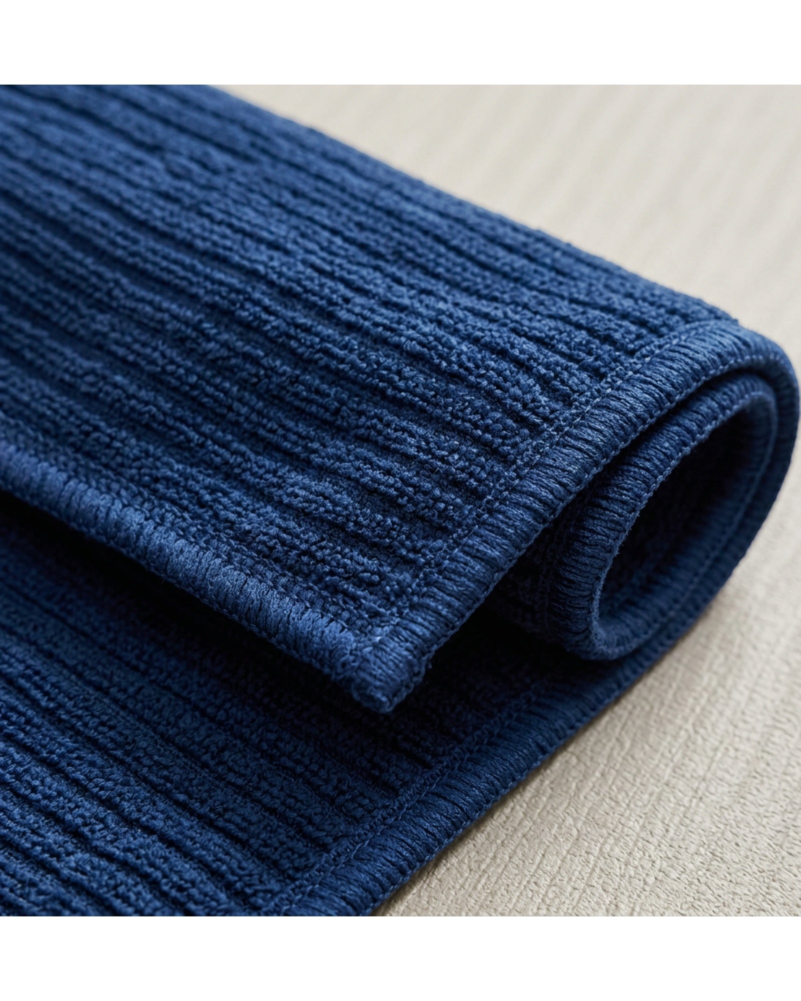Kexle Long Training Bench Towel Navy 18 x 48 in 2 Pack