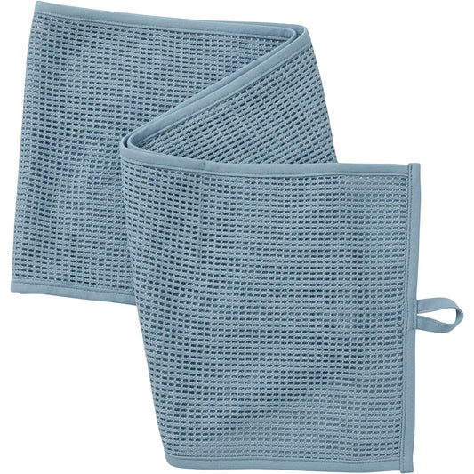 Kexle Mesh-Knit Training Towel 85 x 32 cm Mist Blue - Product view